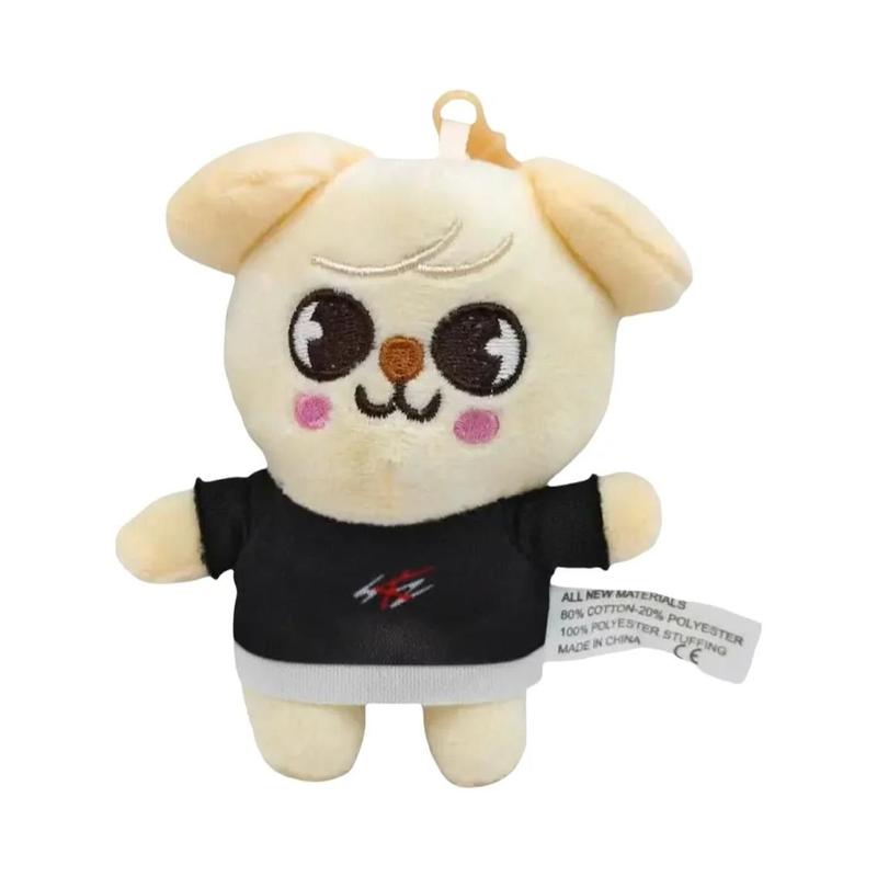 Chaveiro de Pelúcia Skzoo Stray Kids - Leeknow e Hyunjin